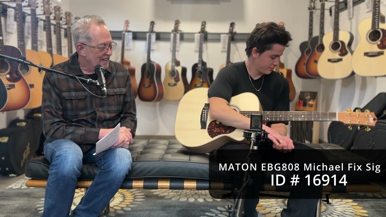 Maton Guitars EBG808 Michael Fix SIG #16914 - YouTube