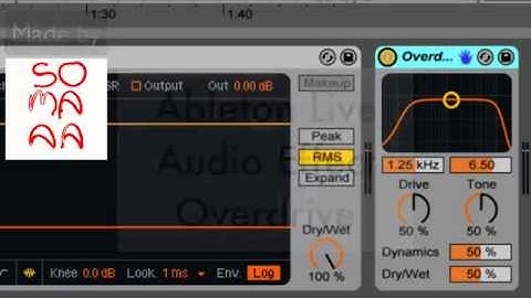 Audio Effect - Overdrive (Everything You Need To Know) Ableton Live