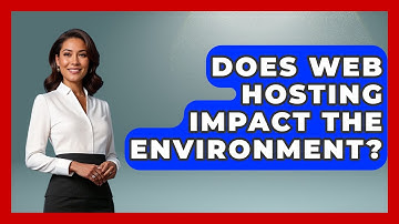 Does Web Hosting Impact The Environment? - Internet Infrastructure Explained