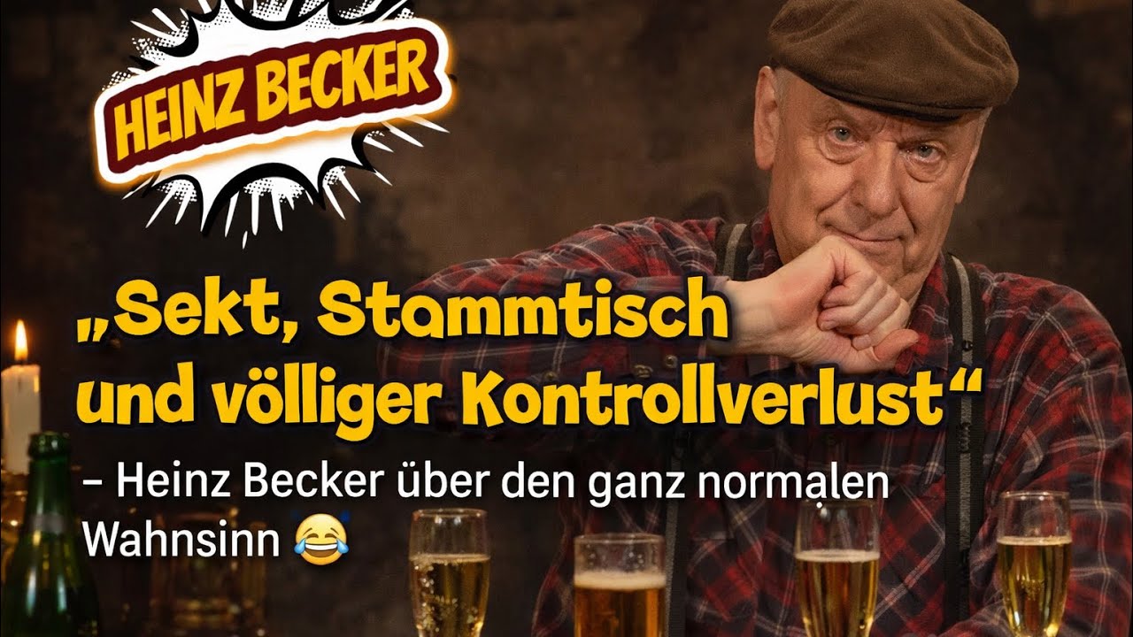 „Sekt, Stammtisch und völliger Kontrollverlust“ – Heinz Becker über den ganz normalen Wahnsinn 😂