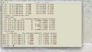 Getting and Cleaning Data - dplyr Basic Functions