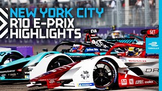 Race Highlights | 2021 ABB New York City E-Prix | Round 10