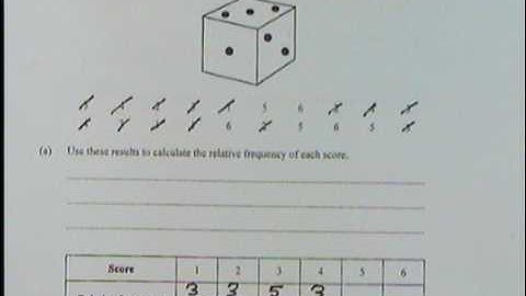 aqa mod1 higher march 2003 paper 1 relative frequency