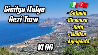 Italya Sicilya Gezi Turu | Gitmek isteyen Arkadaşlar Bu Rotayı Çizebilir | VLOG 190 🇮🇹🇹🇷🇳🇱