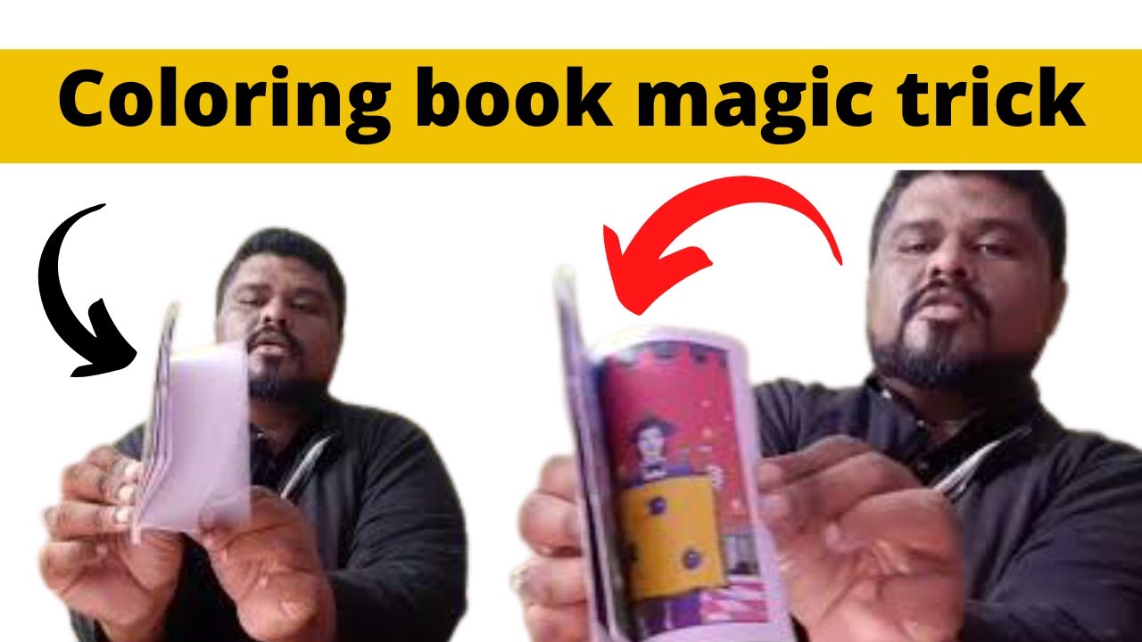Coloring book magic trick Pocket size Magic shop in chennai (magic