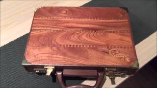 Wooden Briefcase
Small wooden briefcase to carry my Microsoft Surface PC. Designed and Built by Adrian Iredale Wooden Briefcase