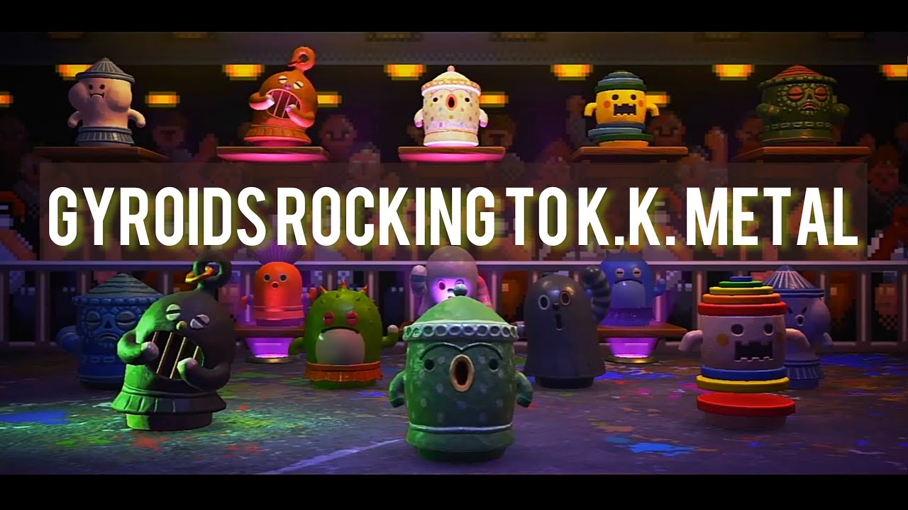 Gyroids Rocking to K.K. Metal - Animal Crossing: New Horizons