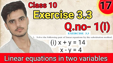 Exercise 3.3  Q.no- 1(i) chapter 3|Class10  maths NCERT solutions by chapra study point #NCERT
