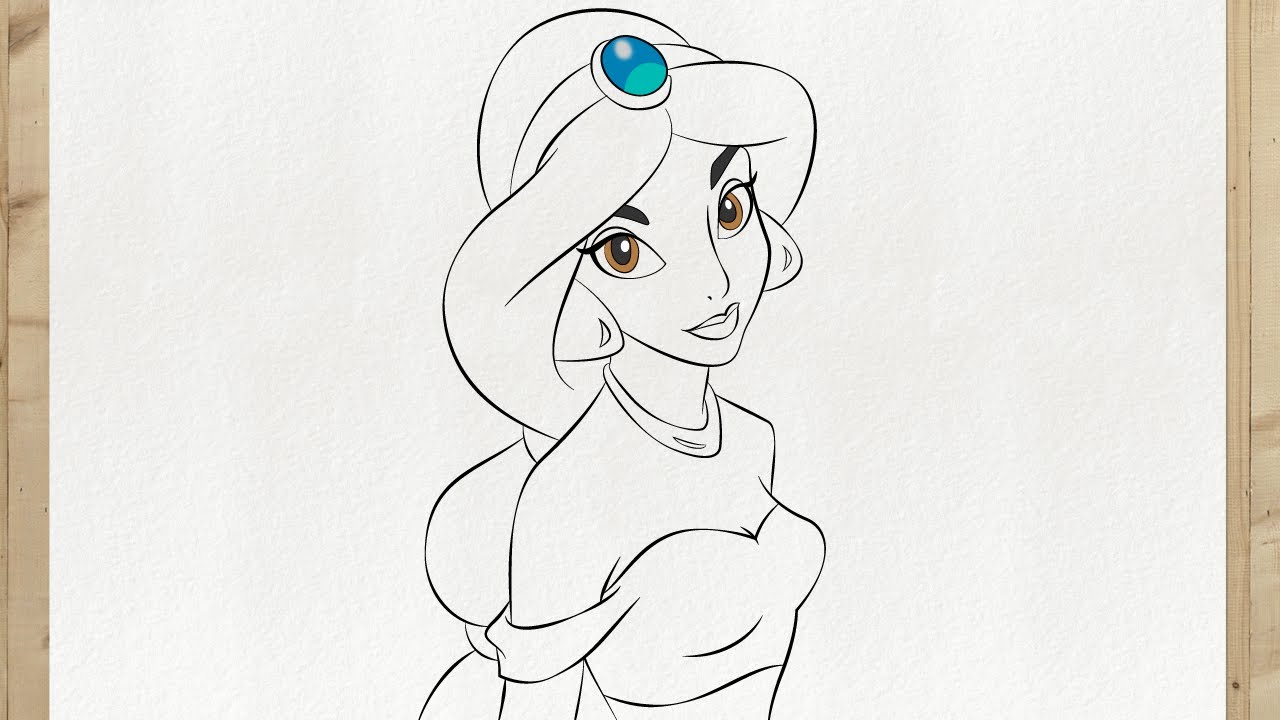 Pintar Desenhos de Princesas da Disney  Branca de Neve Ariel Cinderela  Jasmine e Bela Adormecida 