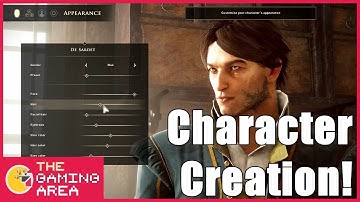 GreedFall Character Creation