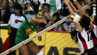 25 Points Jaqueline Carvalho Brazil Vs Japan - 2005