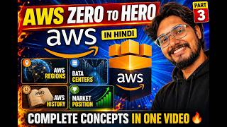 AWS Series (Hindi) | Part 3: Regions, Data Centers, History, Market Position Explain | Zero to Hero