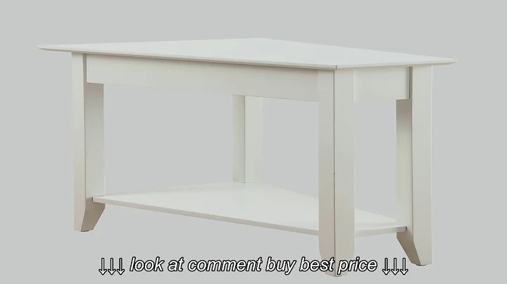 Convenience Concepts American Heritage Modern Wedge End Table Black