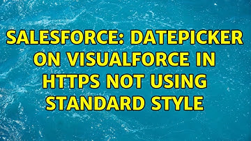Salesforce: DatePicker on Visualforce in HTTPS not using standard style