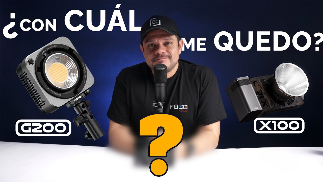 La verdad sobre las luces Zhiyun Molus G200 y X100 ¿Cuál es la mejor?