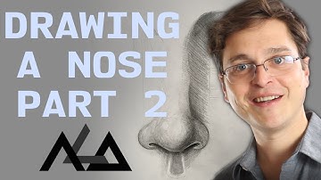 HOW TO DRAW A NOSE Part 2 - Drawing Facial Features Tutorial Series