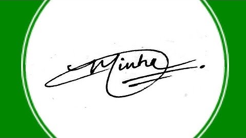 ✅ 4 stylish signature for Minha | Minha name signature style | M signature style