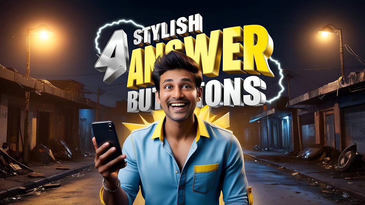 இத மாதிரி STYLE ஆன ANSWER BUTTONS SET செய்ய | How to Change Call Answer ...