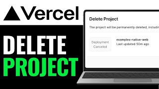 How To Delete Vercel Project 2025 (QUICK GUIDE)