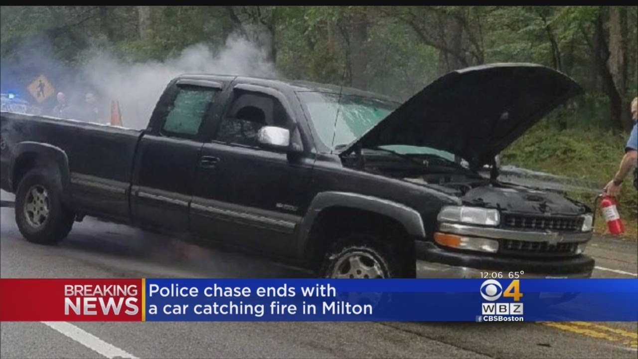 Police Chase On I-93 Of Stolen Pickup Truck Leads To Arrest - YouTube