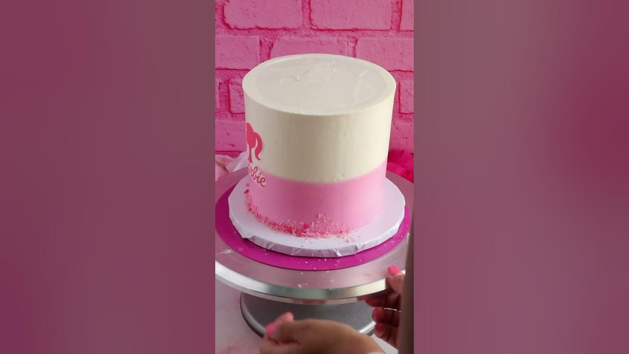 Barbie cake design#barbie #barbiemovie #viralvideo#birthdaycake