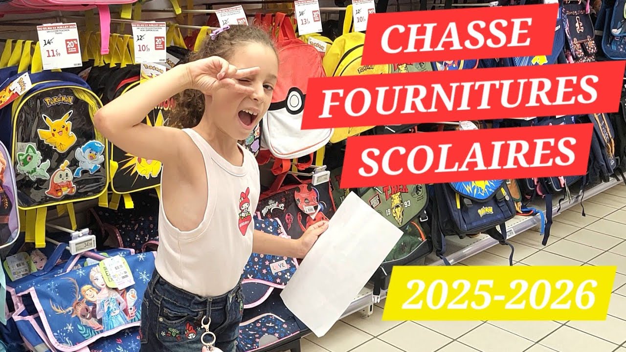 En Avant première !! La CHASSE AUx FOURNITURES scolaire 2025-2026 de Mouna