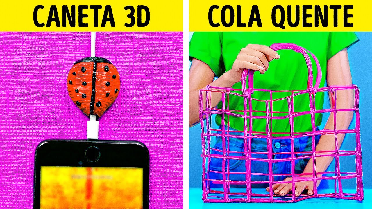 CANETA 3D Ou COLA QUENTE DE QUE LADO VOC EST IMPROVISOS E