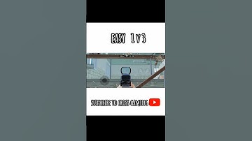 1 v 3 ||easy #bgmi #pubg #shortvideo