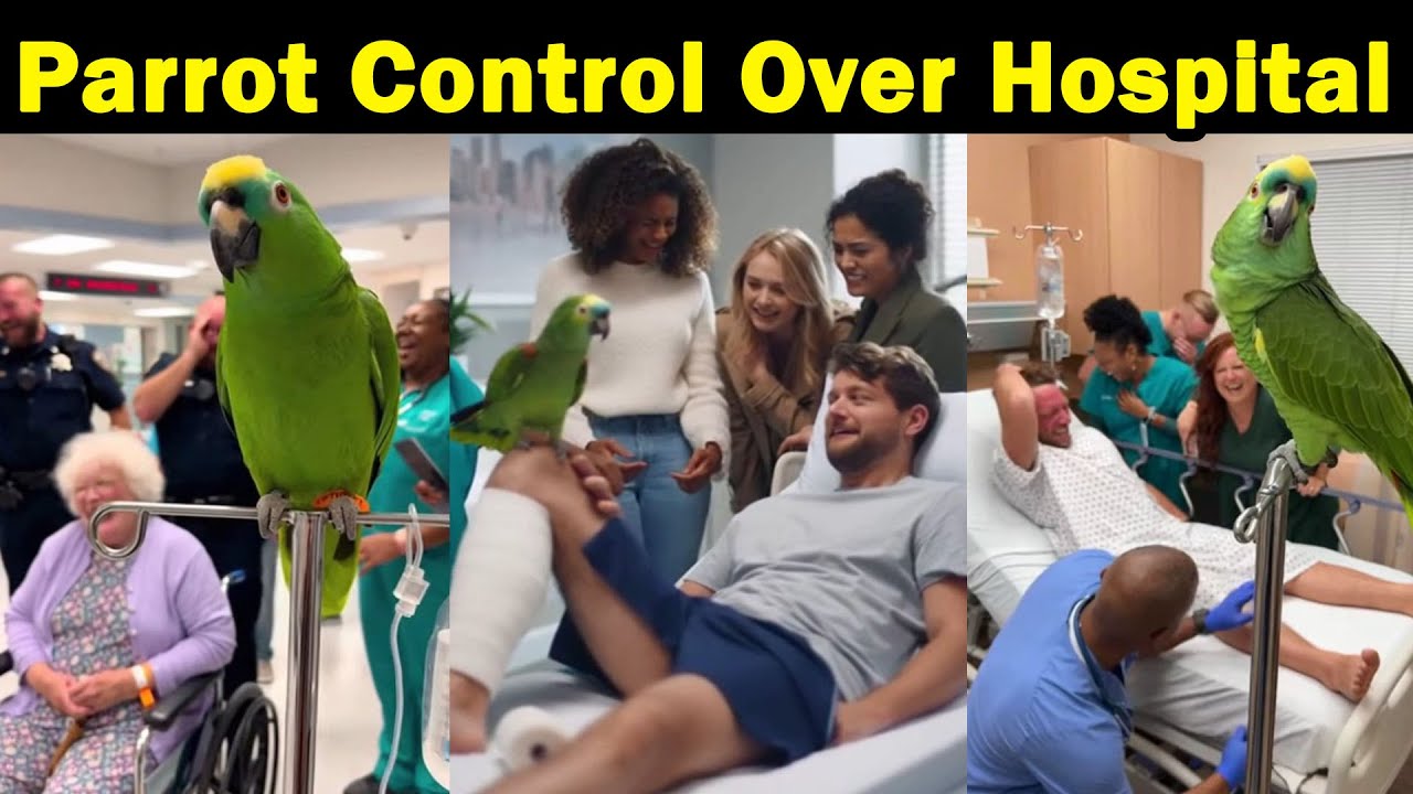 Parrot Vs Doctor: Parrot Becomes ‘Doctor’ During Delivery — Mom Laughs Through Contractions! 🤣
