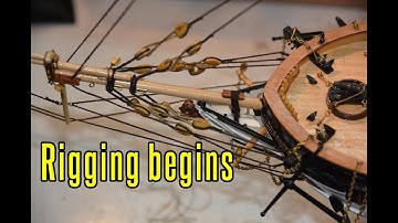 HMS Beagle - part 38 Rigging Begins