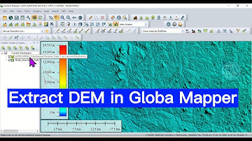 Global Mapper: DEM extraheren voor een specifieke locatie of studiegebied