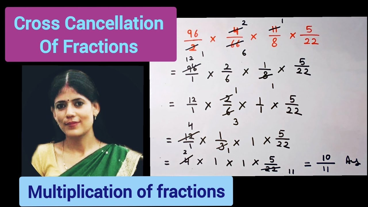 cancellation in maths || cross cancellation in fractions #cancellation ...