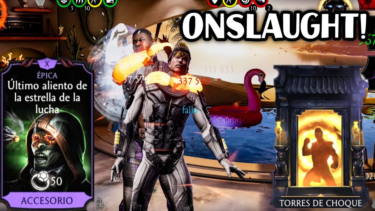 LOS ONSLAUGHT ESTÁN MUY OP! Jugando El Modo TORRES DE CHOQUE 💢| Mortal Kombat Mobile