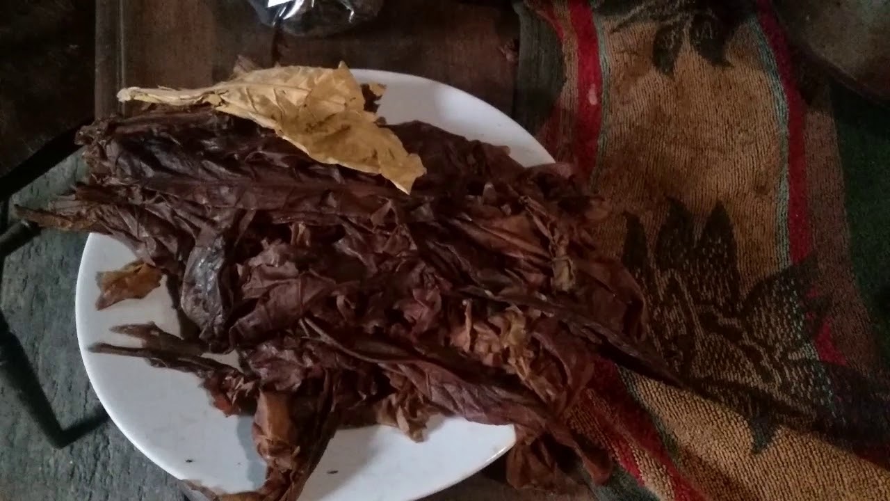 home made black cavendish, stoving, and casing