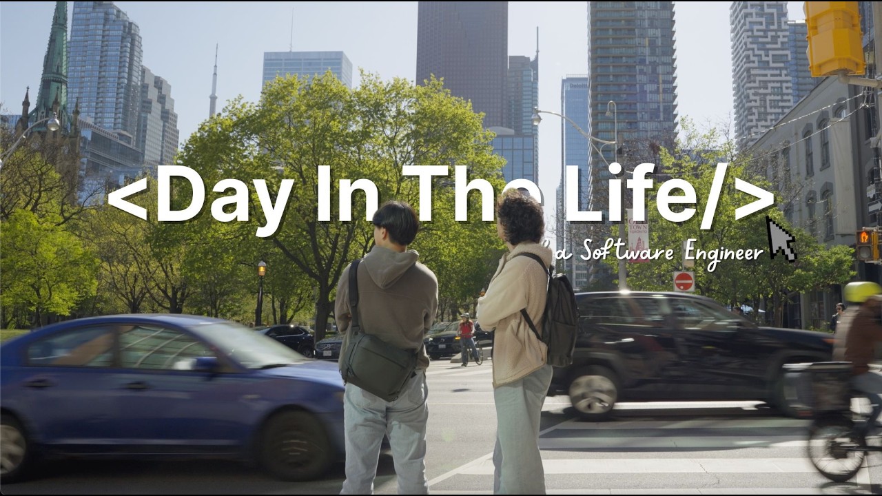 a *realistic* day in the life of a software engineer in toronto - YouTube