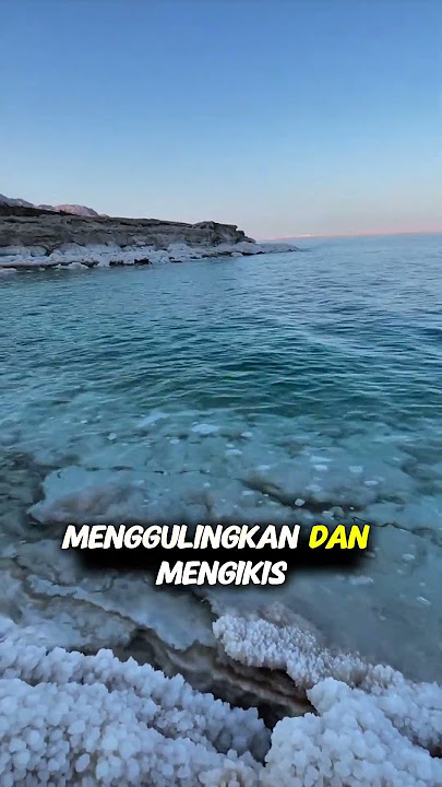FAKTA UNIK ; Pasir pantai laut mati #viralvideo #videoshort #faktaunik