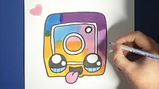 Kawaii Instagram Logo Malen