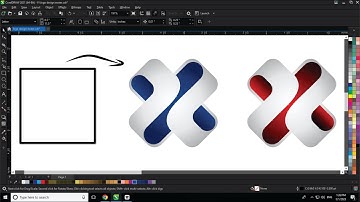 How to Create Amazing 3D Geometric Logo Design - Coreldraw Ahsan Sabri