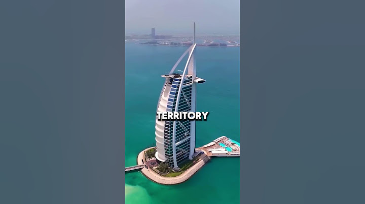 This is the Only seven-star hotel in the world😮