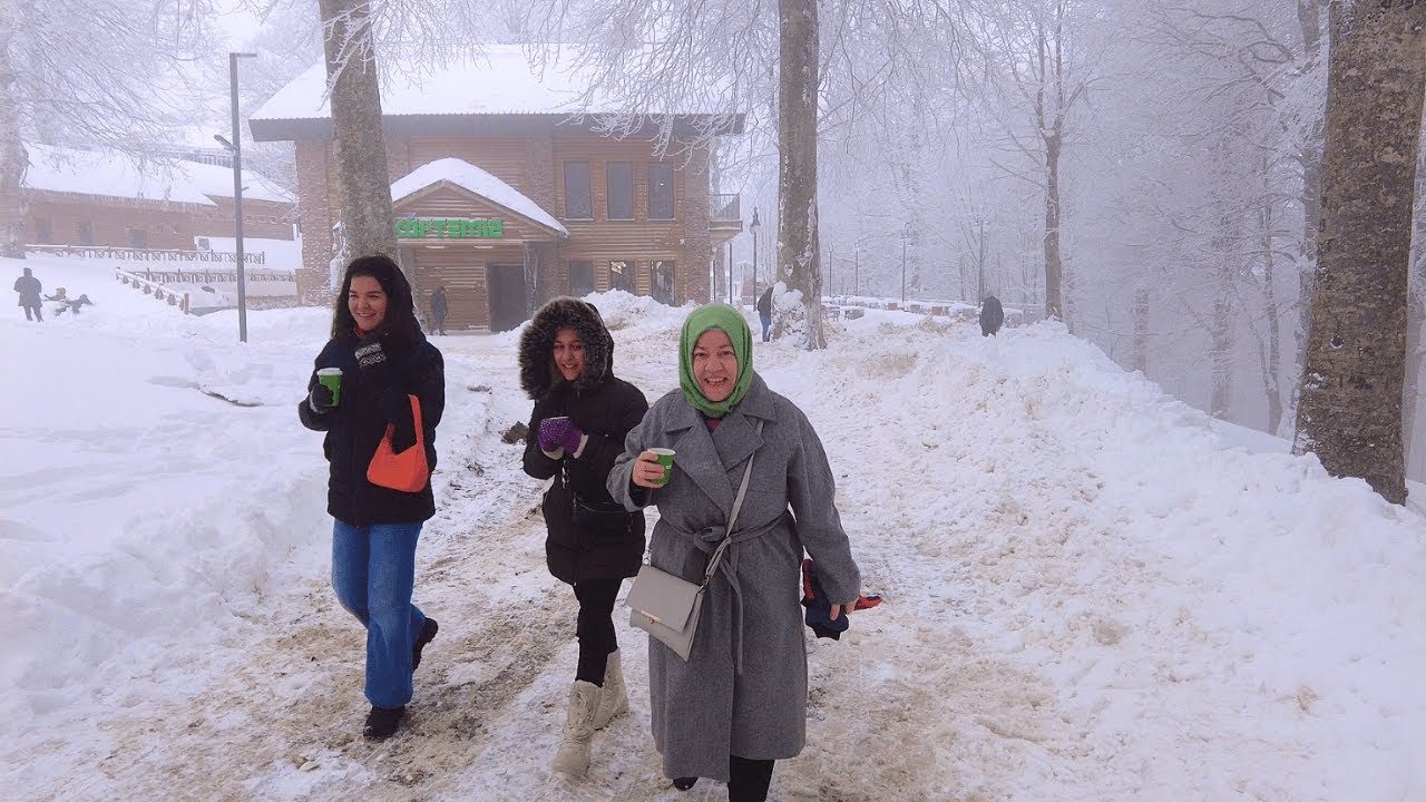 KARTEPE`YE KAR HAVASI ALMAYA GELDİK. DONDUK. | KARTEPE KUZUYAYLA  | TELEFERİK | KOCAELİ | 2024 |