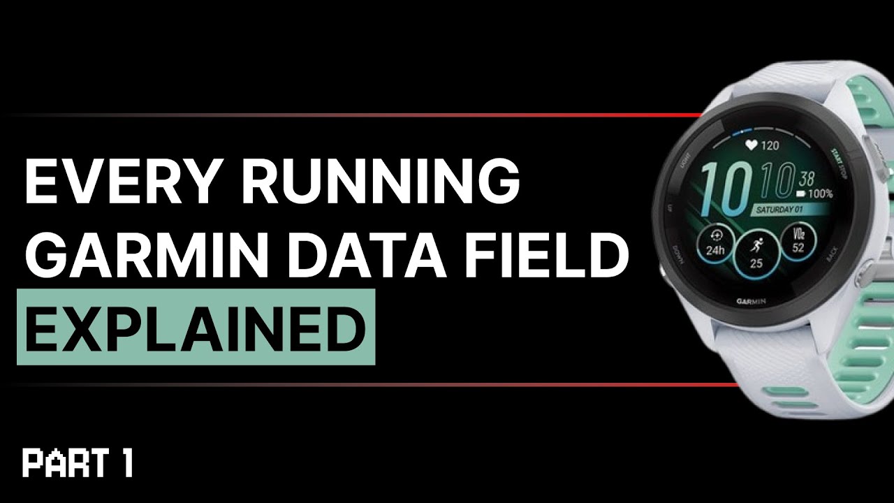 Running Data Every Garmin Running Data Field - Explained | Part 1 - YouTube