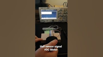 Hall Sensor Encoder Signal in DC Motor #shorts