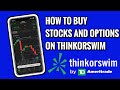 How to Buy And Sell Options and Stocks On Thinkorswim Mobile App - Thinkorswim Tutorial