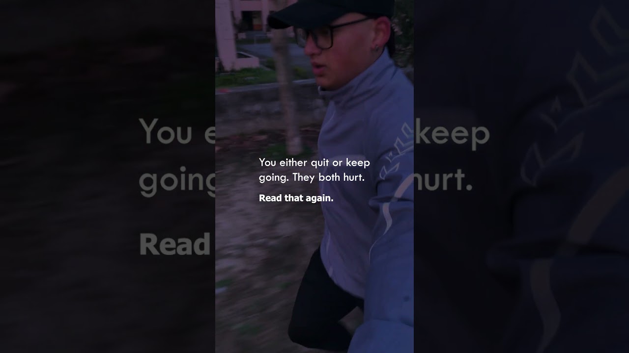 Choose your Suffering.  