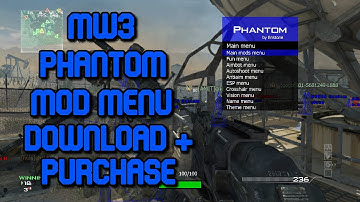 ► [PS3/MW3] Phantom Mod Menu (CEX-DEX) All Clients + Non Host Mod Menu ◄