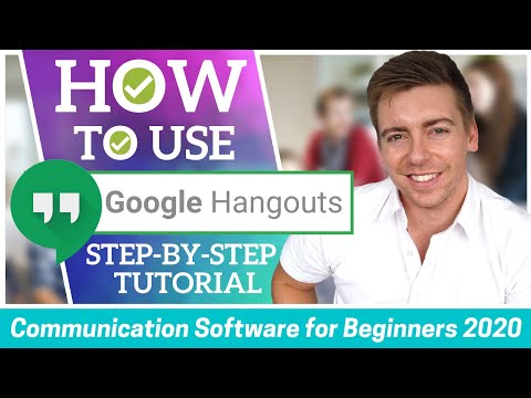 HOW TO USE GOOGLE HANGOUTS | Free Video Conferencing Tutorial for Beginners 2020