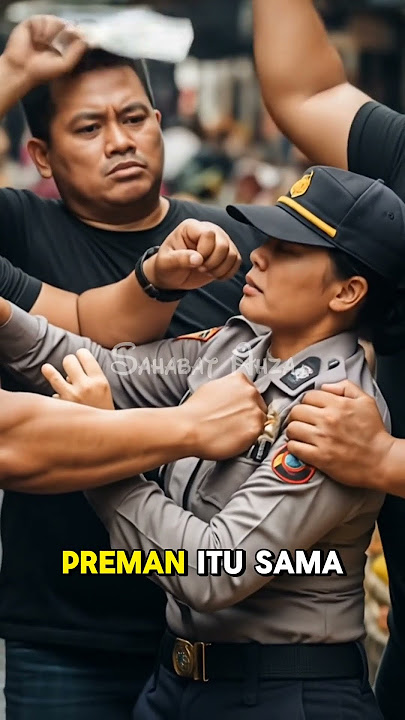 TNI Datang Jadi Pahlawan #viral #polwan #preman #kisahfiksi #kisahfilm #videoviral #shortvideo #fyp