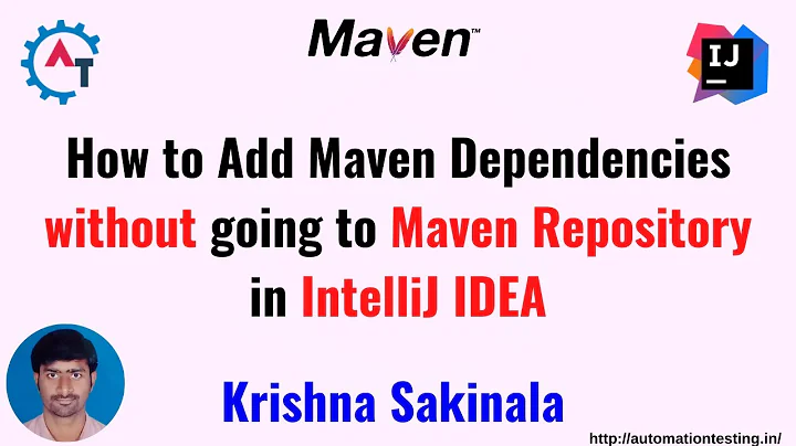 Add or Update Maven Dependencies without pom.xml file in IntelliJIDEA | How to add maven dependency