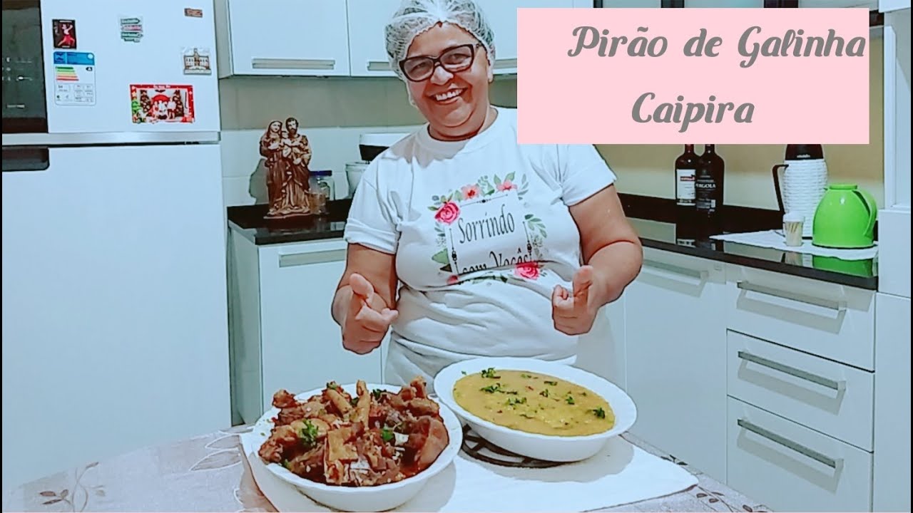 COMO FAZER PIRÃO DE GALINHA CAIPIRA DO NORDESTE