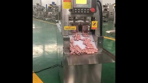 CNC Beef and Mutton Slicing Machine Fully Automatic Frozen Meat Slicing Machine